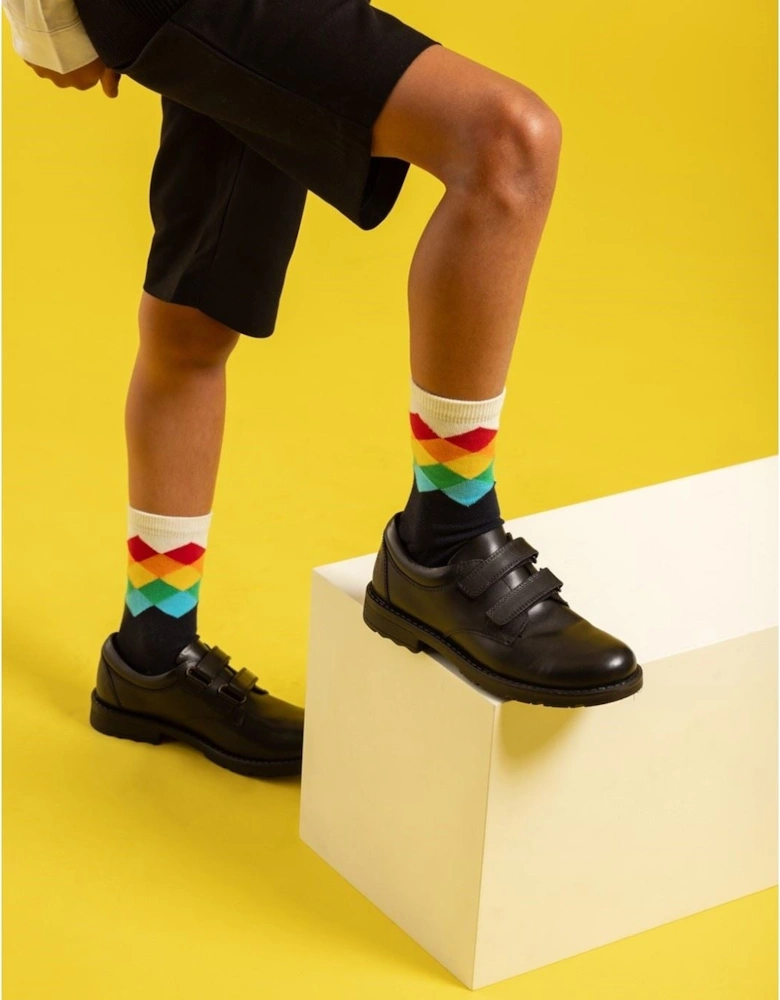 Barry Junior Leather Boys's Black Shoes