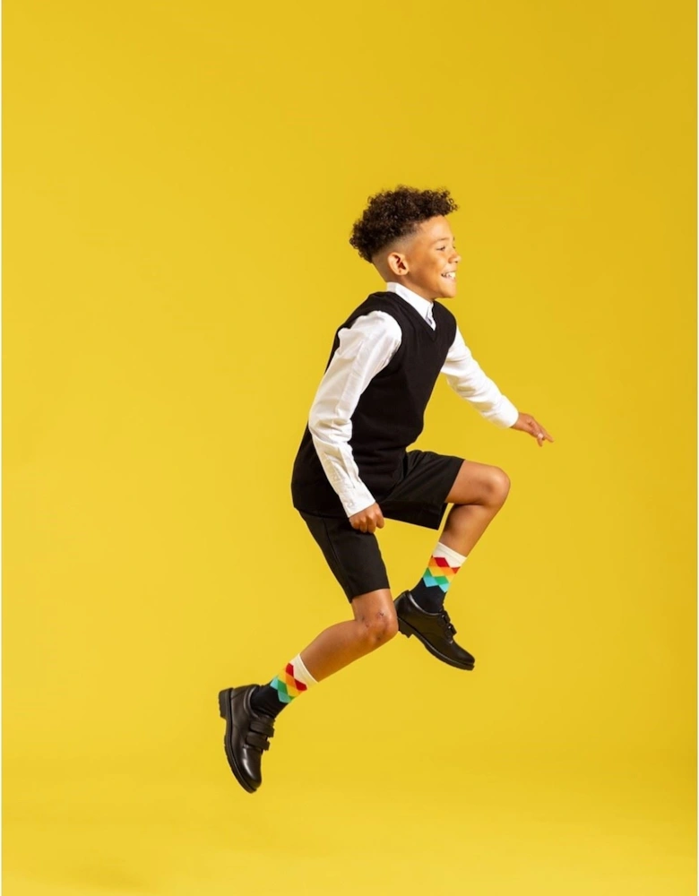 Barry Junior Leather Boys's Black Shoes
