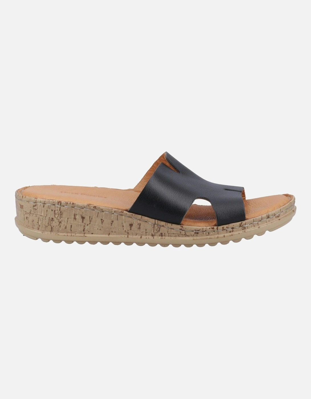 Eloise Leather Women's Black Sandals