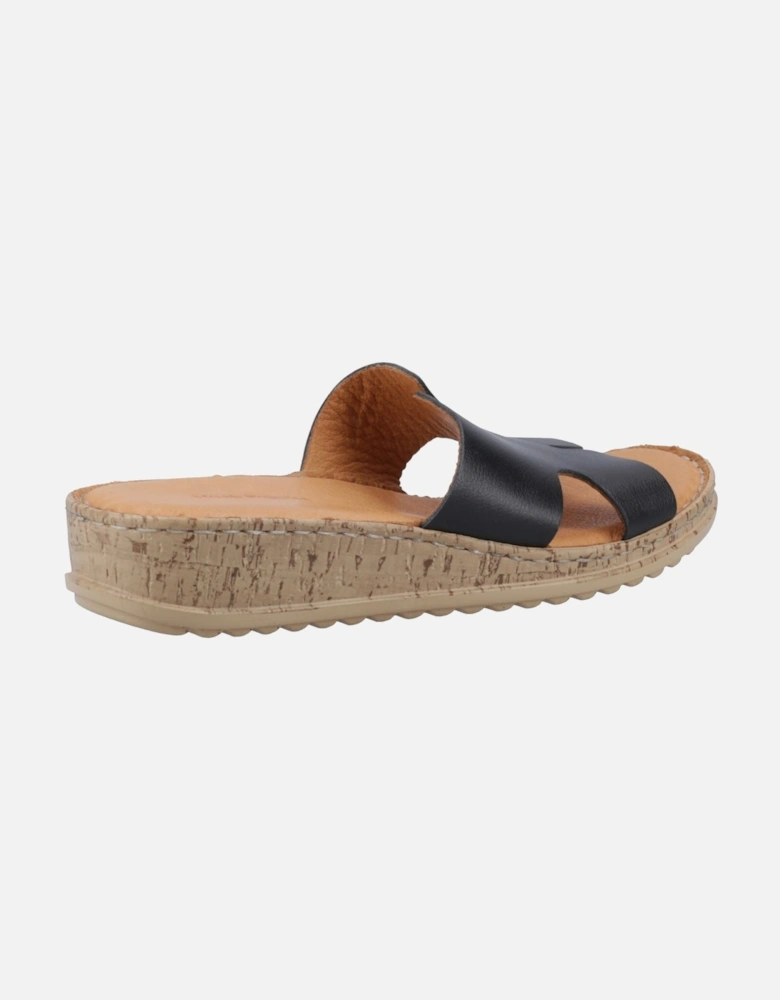 Eloise Leather Women's Black Sandals