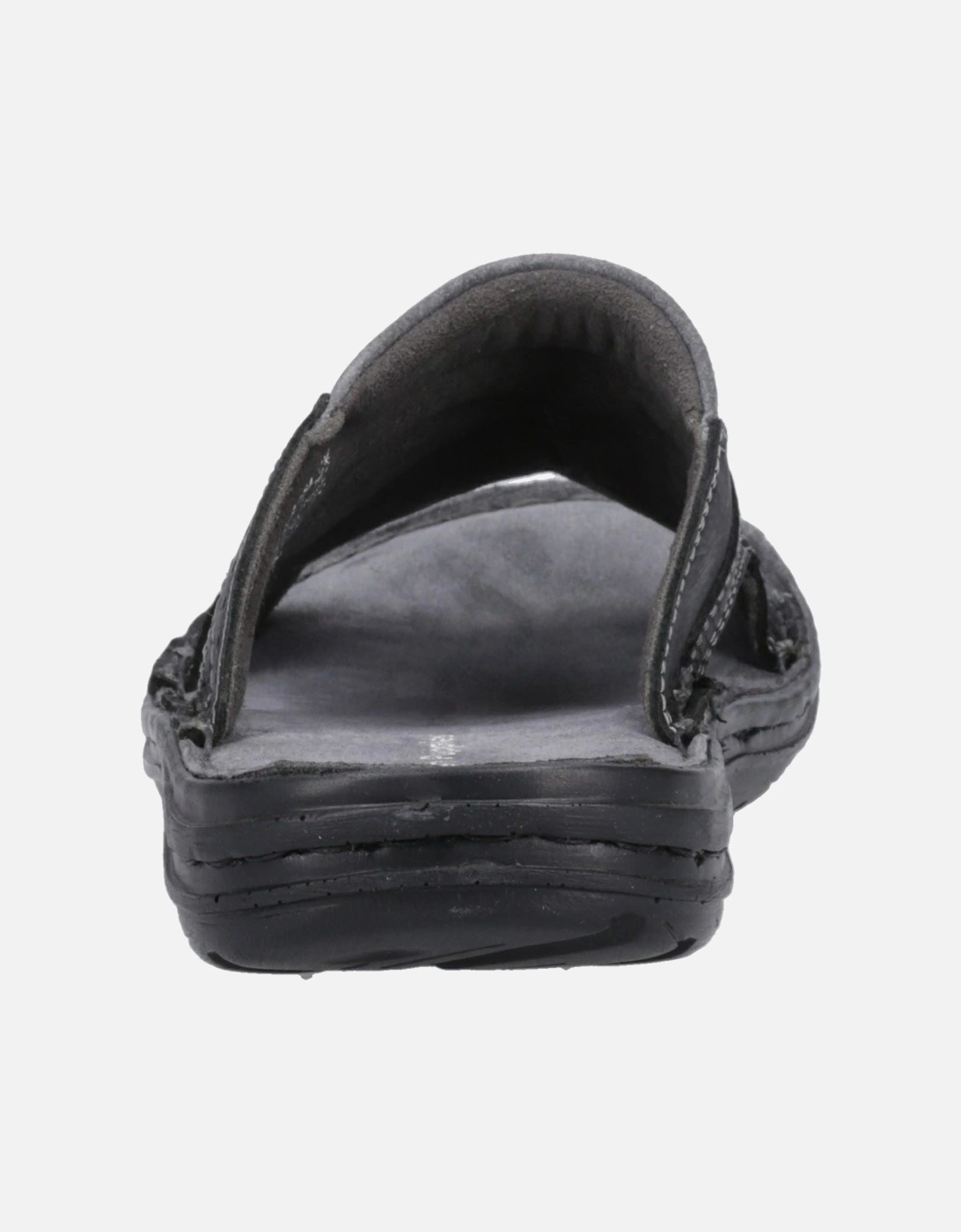 Archer Leather Men's Black Sandals