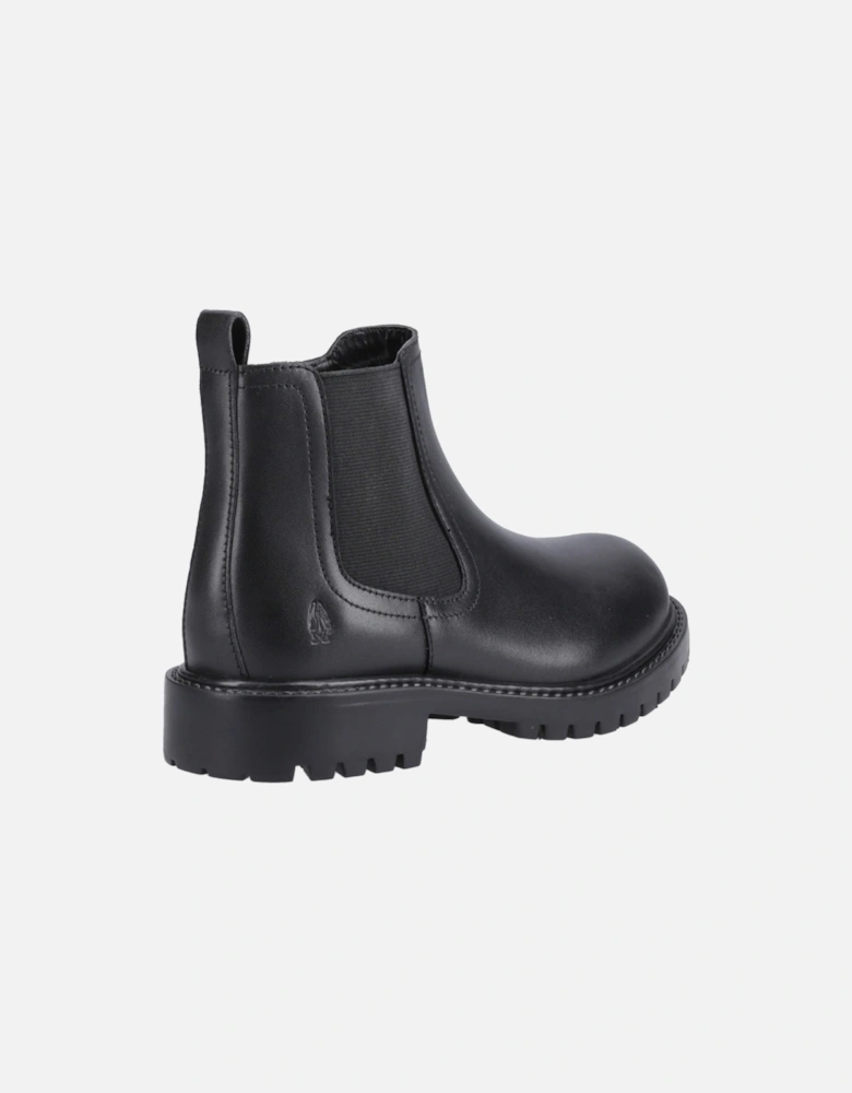 Ariella Chelsea Leather Girls's Black Boots