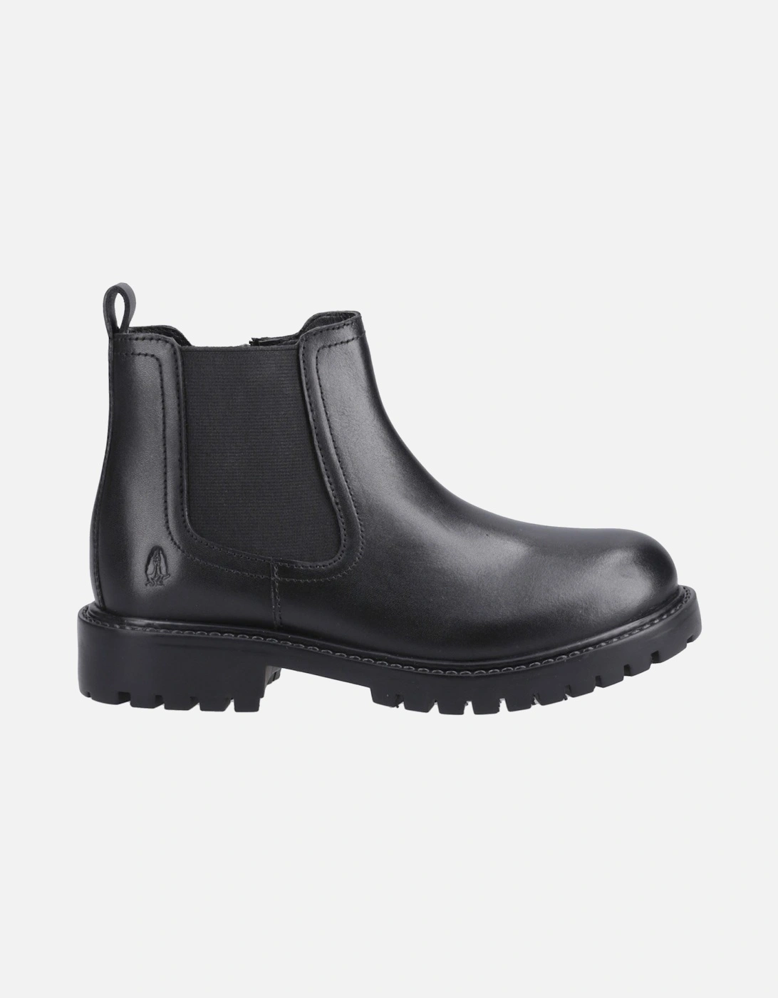 Ariella Chelsea Leather Girls's Black Boots