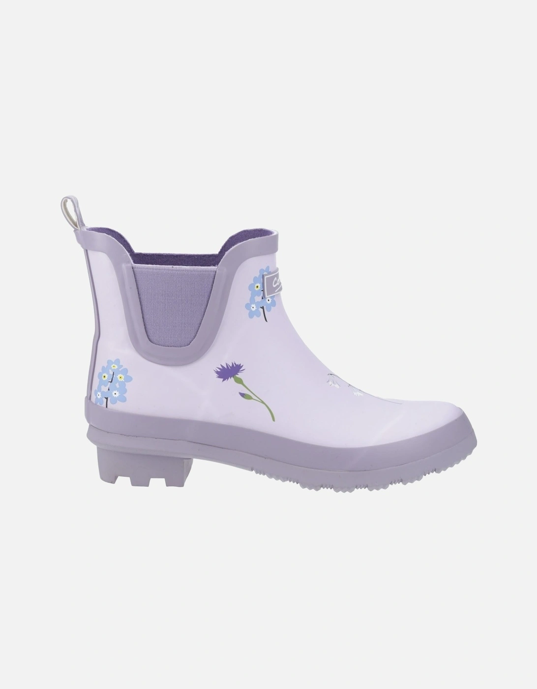 Wildflower Ankle Rubber Women's Lilac Wellington Boots