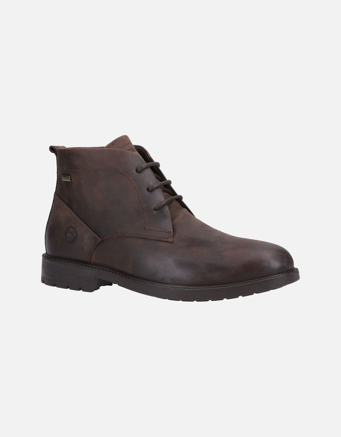 Beckford Grain Leather Men's Brown Boots, 10 of 9