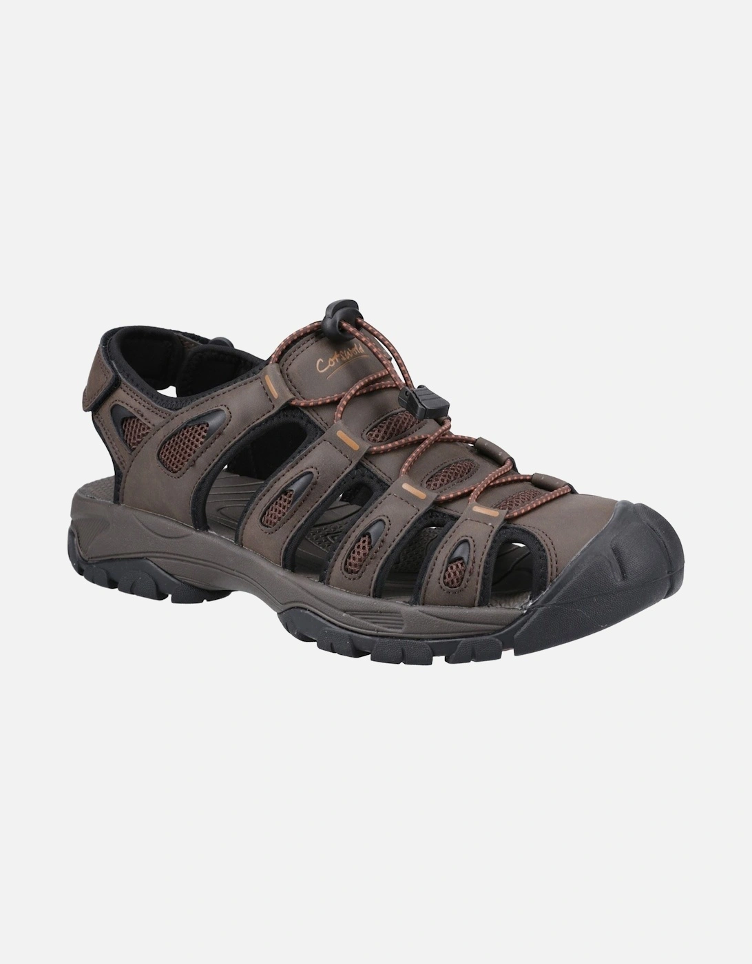 Ampney Polyurethane Men's Brown Sandals, 10 of 9