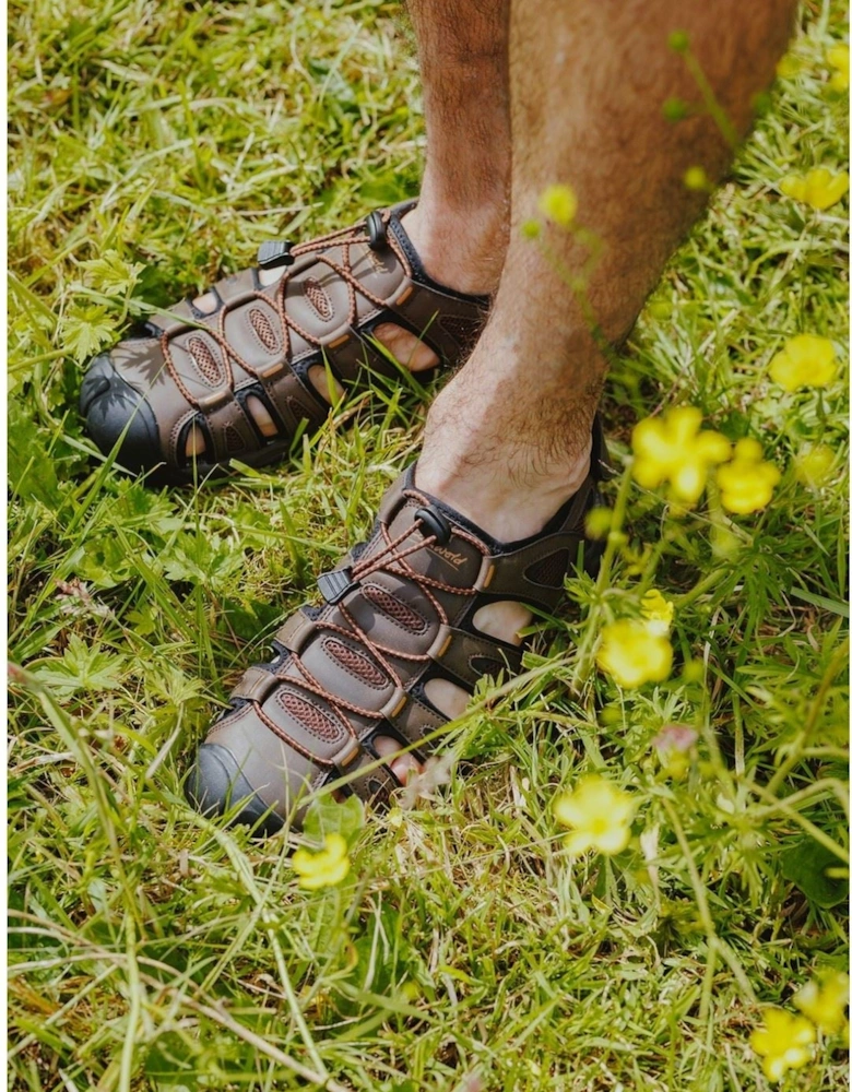 Ampney Polyurethane Men's Brown Sandals