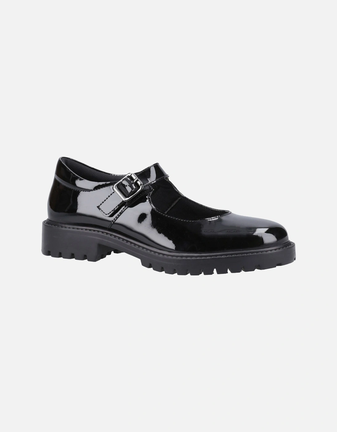 Aurora Patent Junior Leather Girls's Black Shoes, 6 of 5