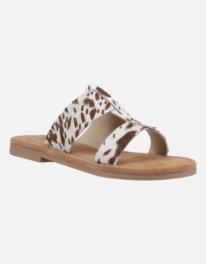 Helen Slide Leather Women's Cow Sandals