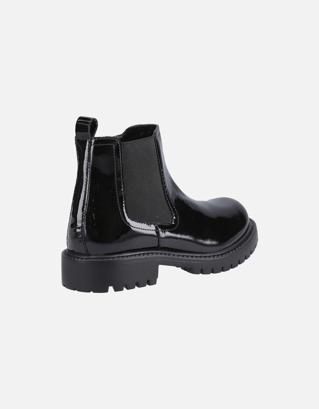 Ariella Chelsea Leather Girls's Black Boots