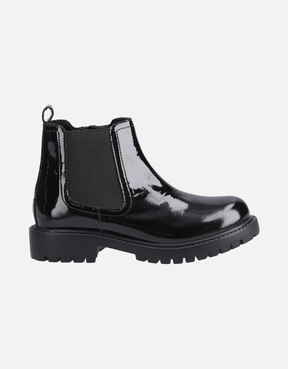 Ariella Chelsea Leather Girls's Black Boots