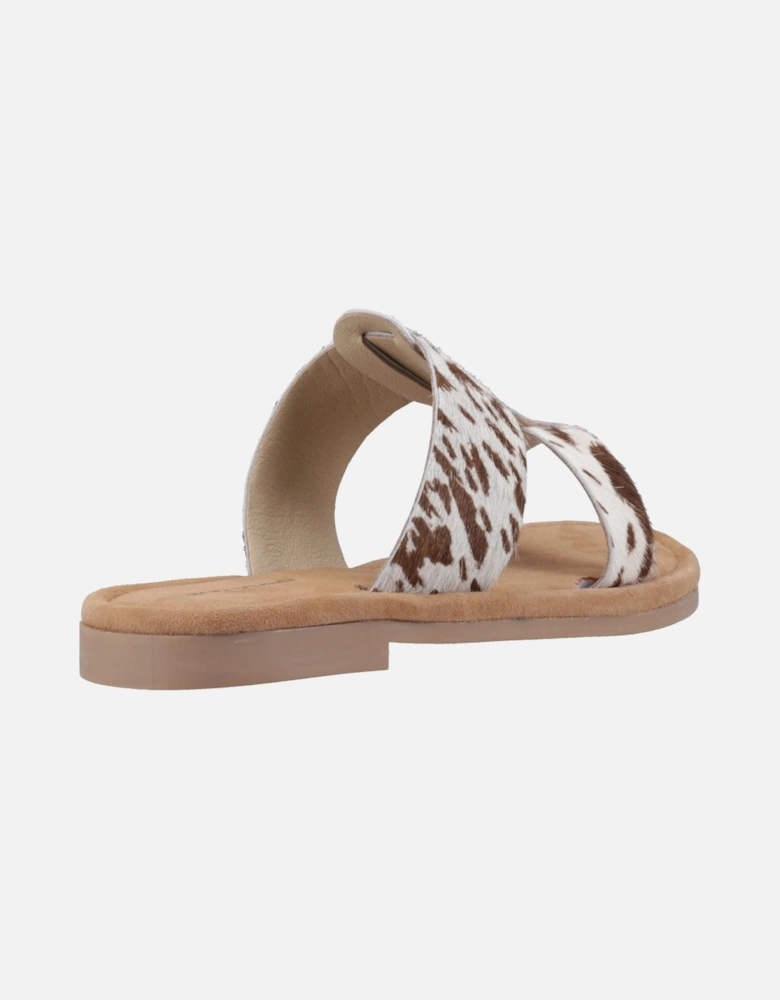 Helen Slide Leather Women's Cow Sandals