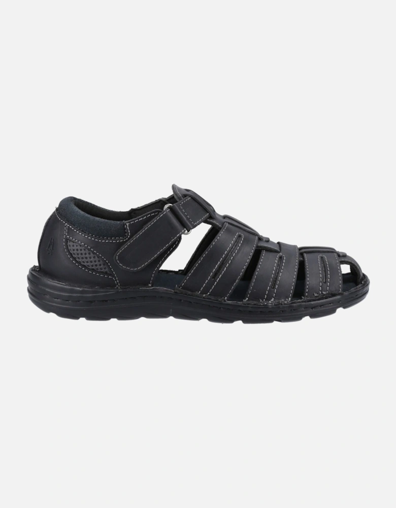 Albert Leather Men's Black Sandals
