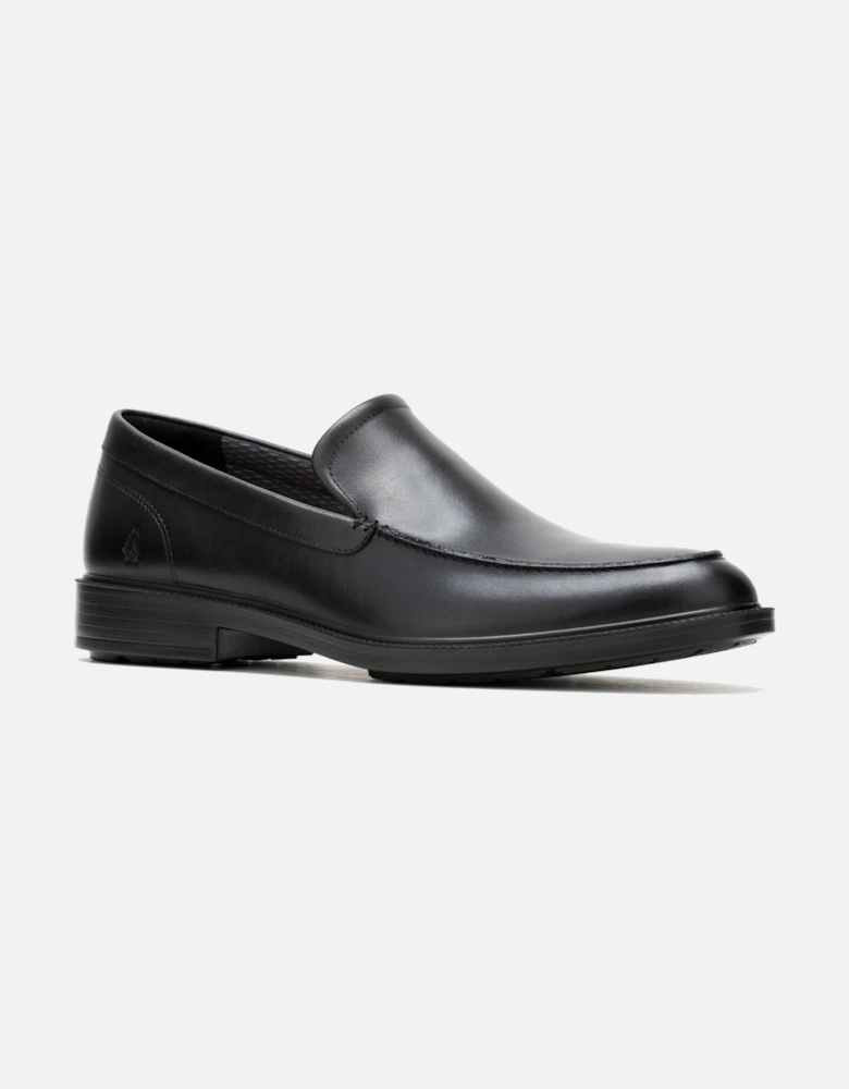 Banker Leather Men's Black Lace-Up Shoes