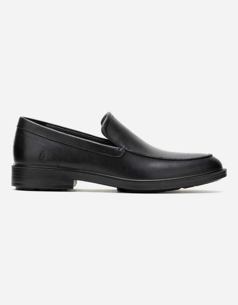 Banker Leather Men's Black Lace-Up Shoes