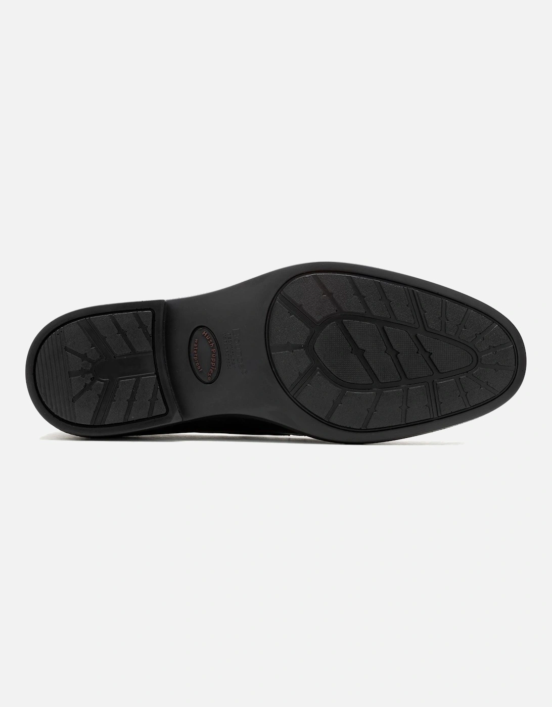 Banker Leather Men's Black Lace-Up Shoes