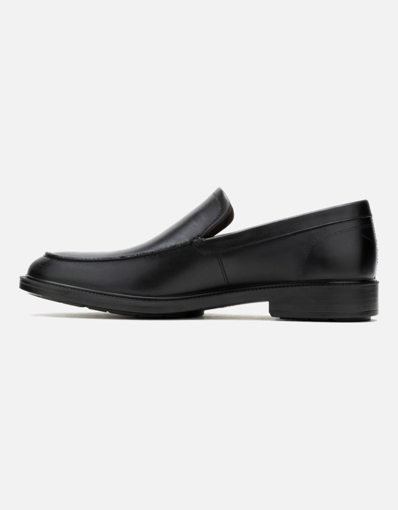 Banker Leather Men's Black Lace-Up Shoes