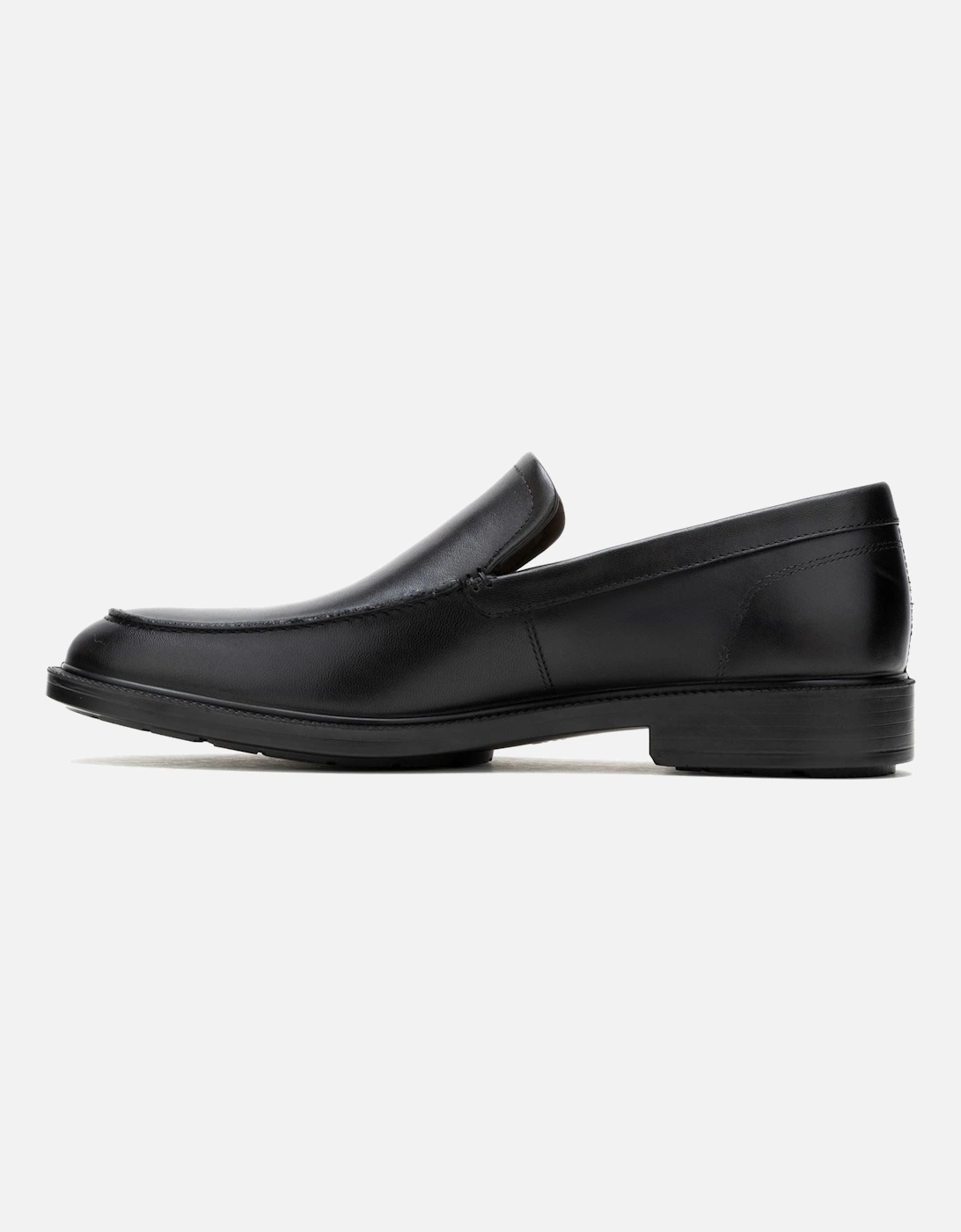 Banker Leather Men's Black Lace-Up Shoes
