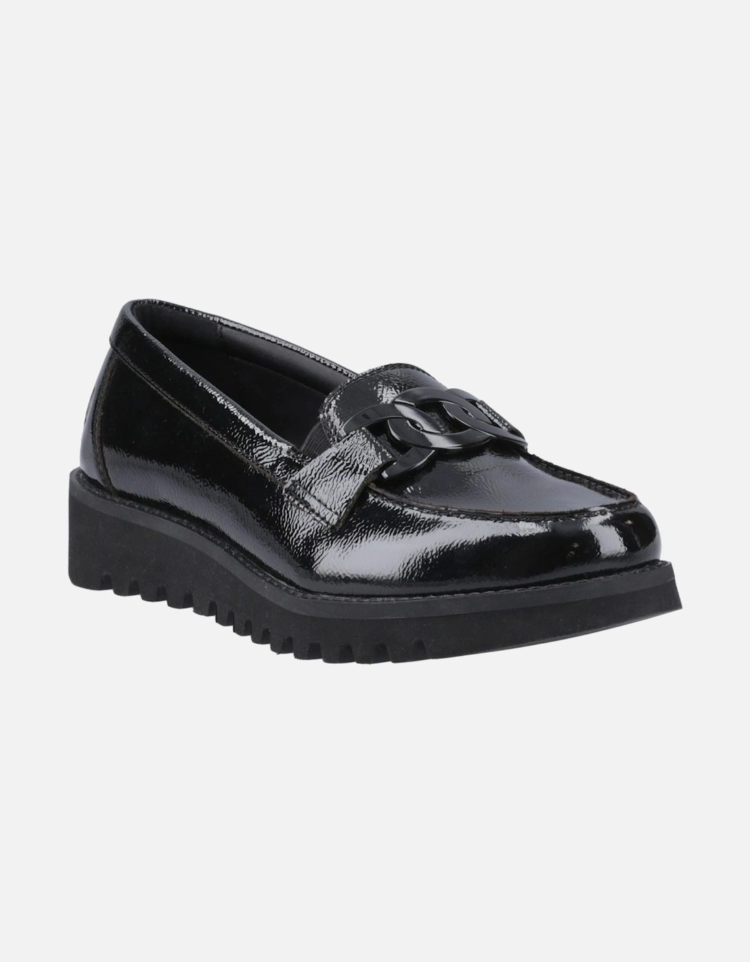 Hush Puppies Girl's Hush Puppies Francis Youth Black Patent Leather Loafers