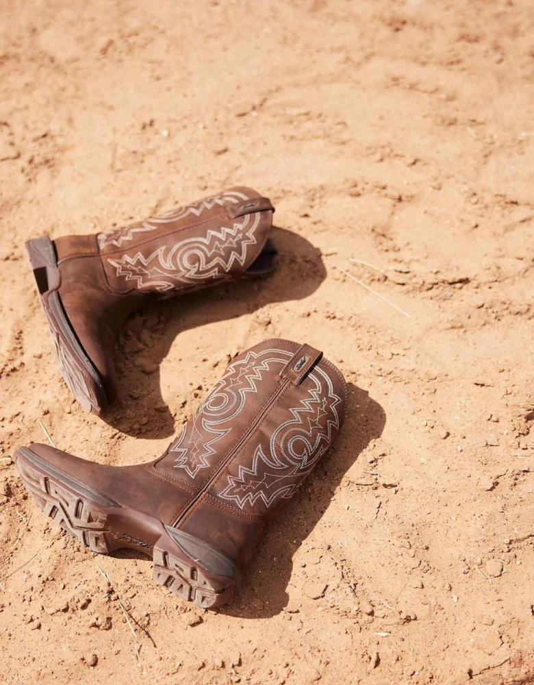 Rebel Leather Men's Brown Boots