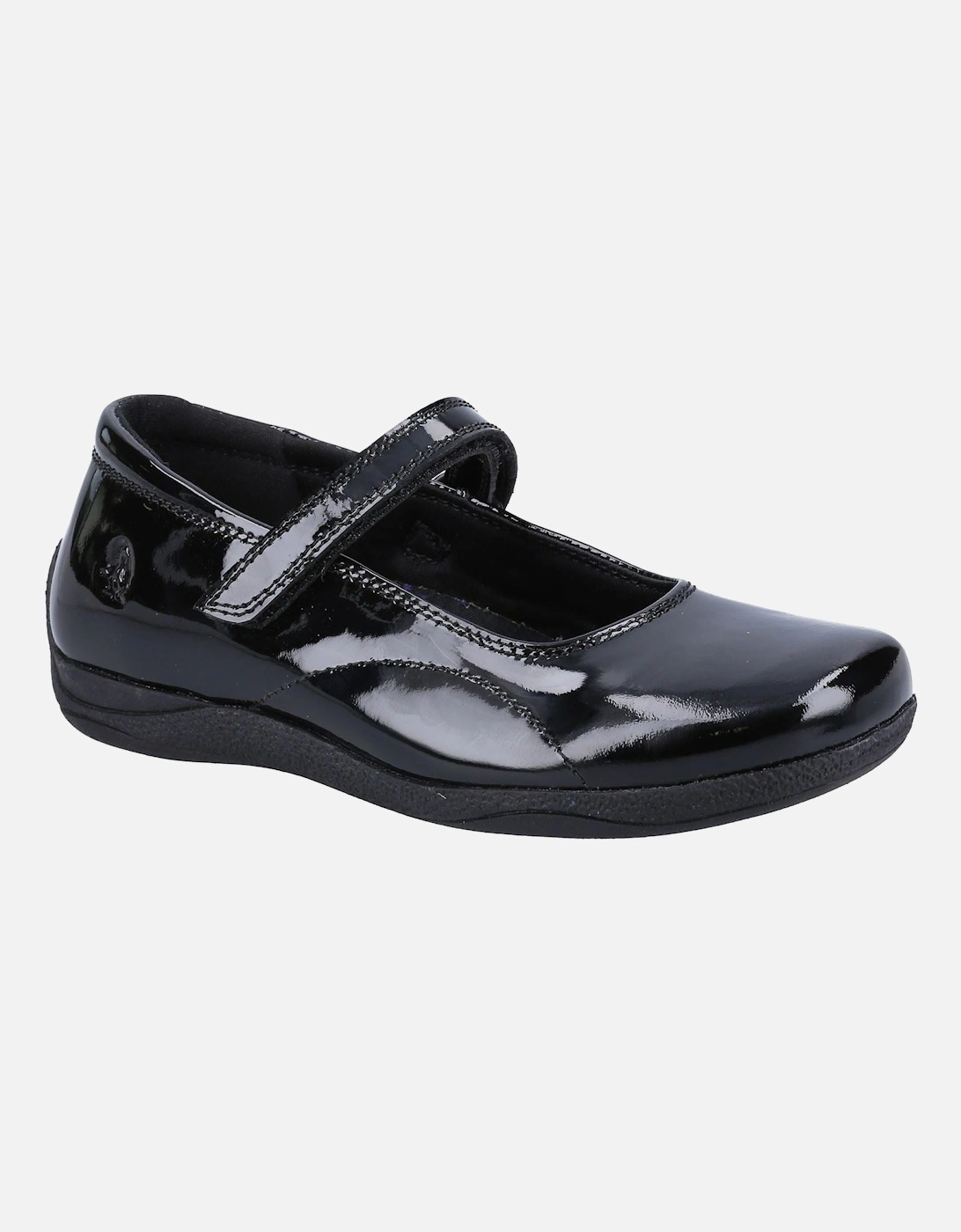 Aria Patent SNR Leather Girls's Black Shoes, 5 of 4