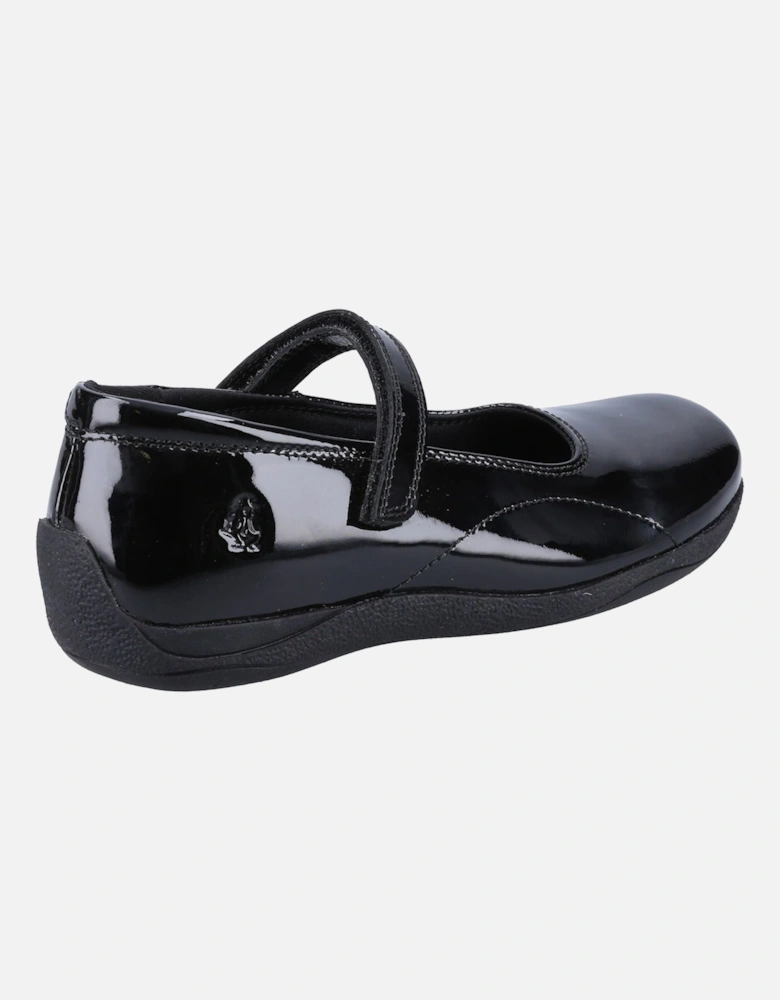 Aria Patent SNR Leather Girls's Black Shoes
