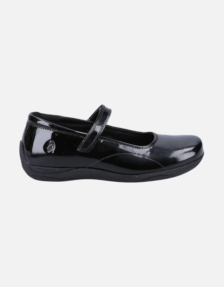 Aria Patent SNR Leather Girls's Black Shoes