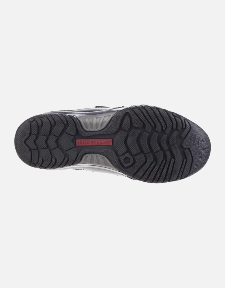 Jezza Senior Leather Boys's Black Loafers