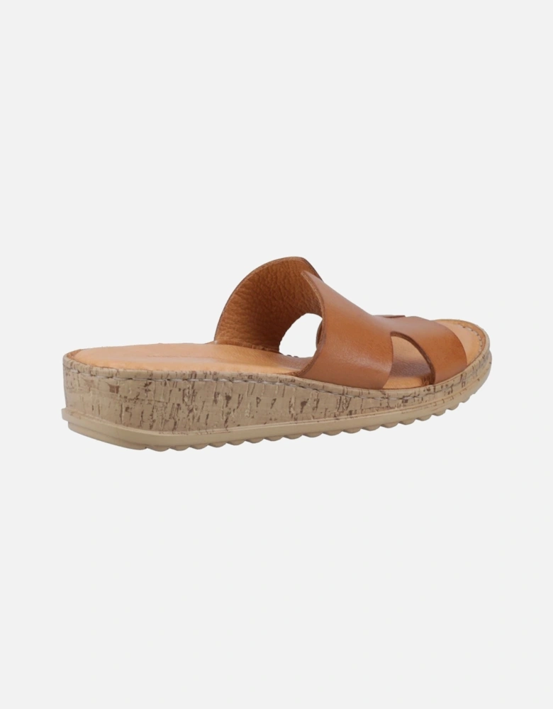 Eloise Leather Women's Tan Sandals