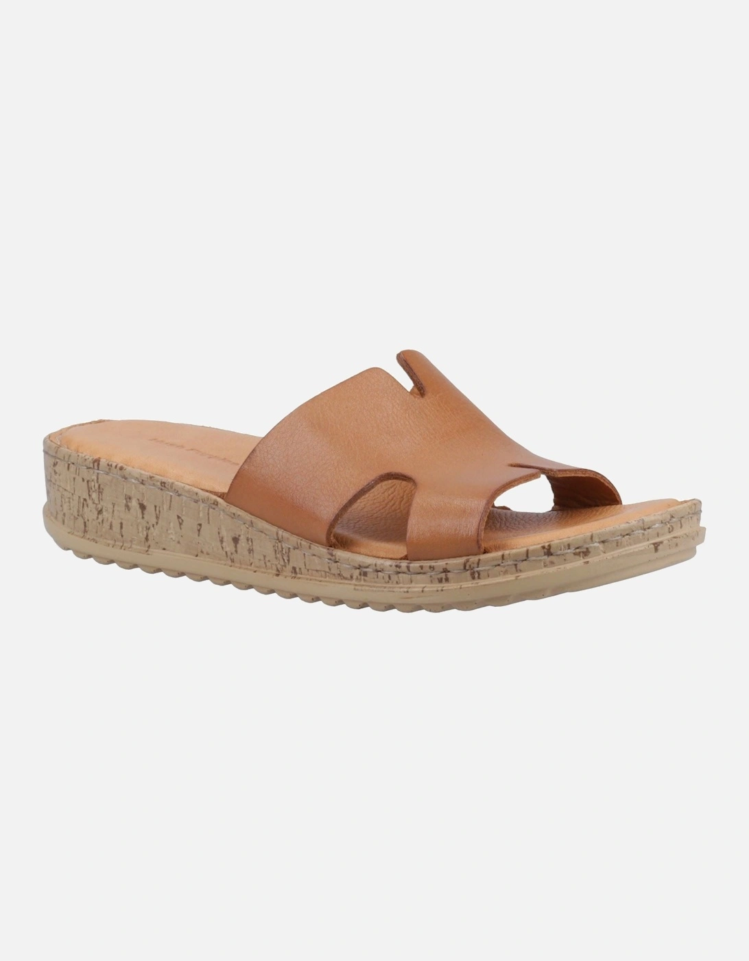 Hush Puppies Women's Hush Puppies Eloise Leather Women's Tan Sandals - Brown