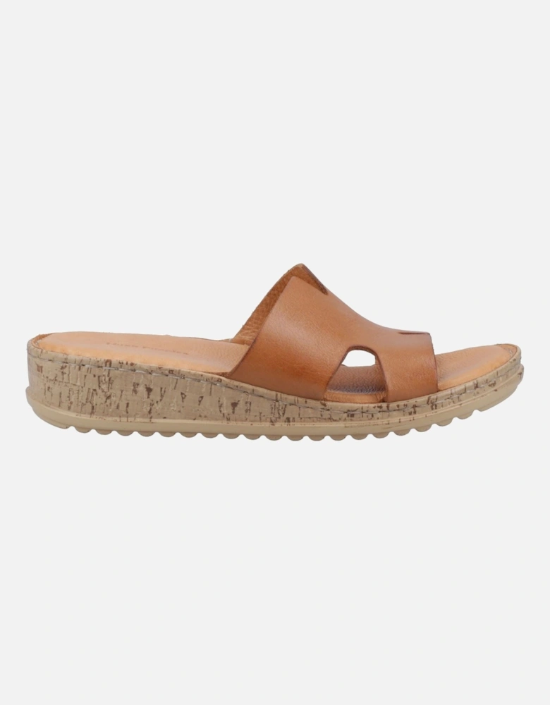 Eloise Leather Women's Tan Sandals