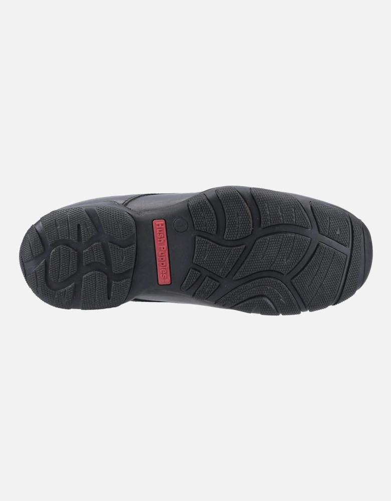 Elijah Senior Leather Boys's Black Loafers