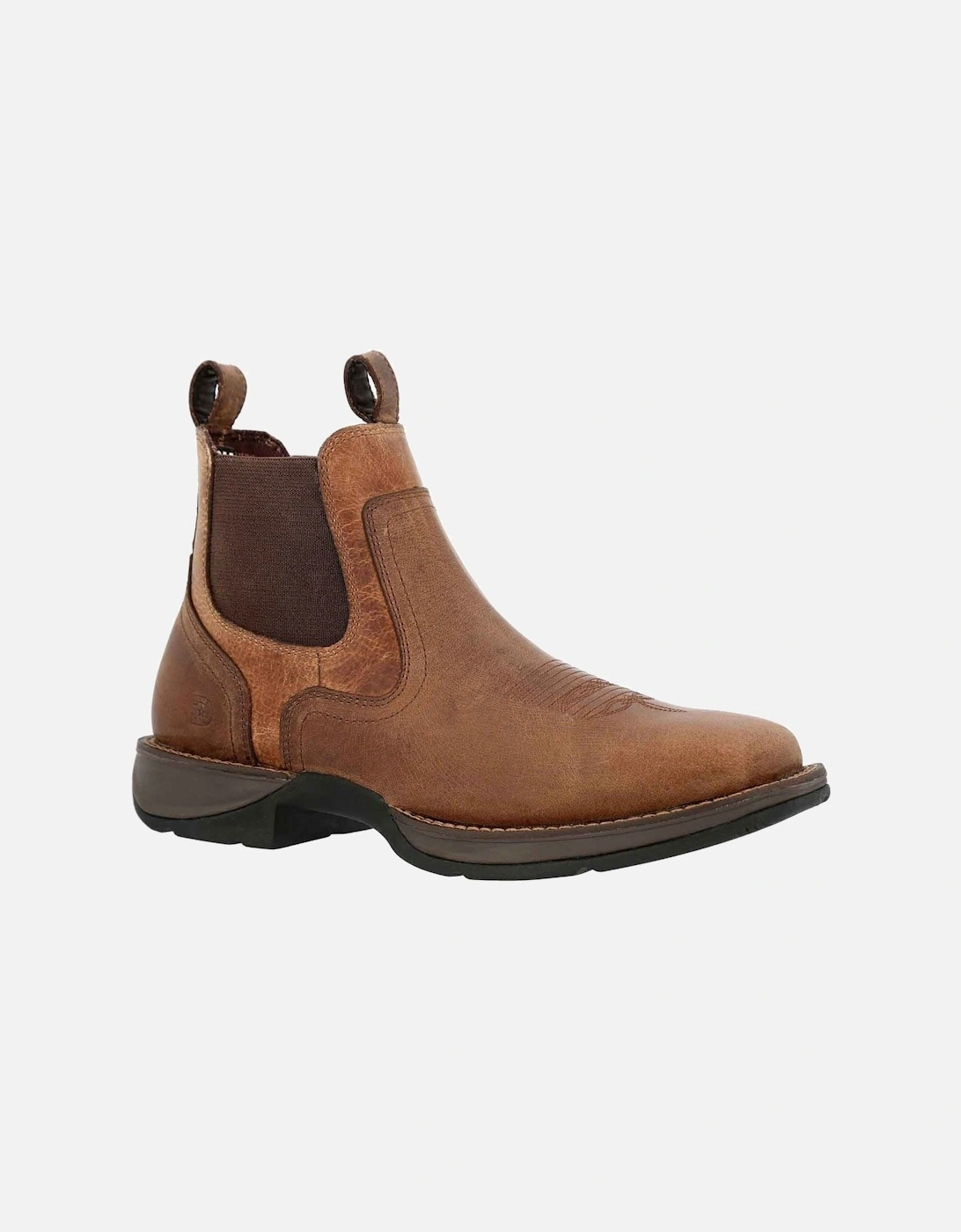 Red Dirt Rebel Leather Men's Old Town Brown/Tan Ankle Boots, 10 of 9