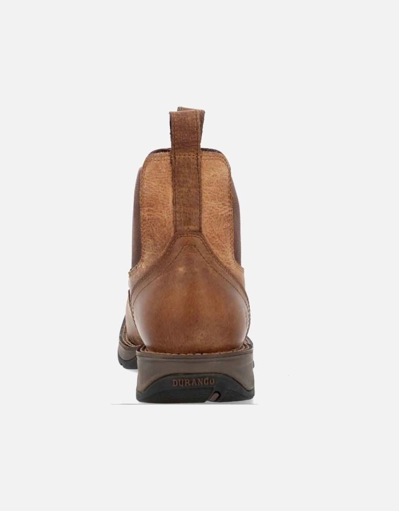 Red Dirt Rebel Leather Men's Old Town Brown/Tan Ankle Boots