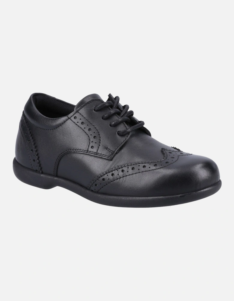 Bridget JNR Leather Girls's Black Brogues