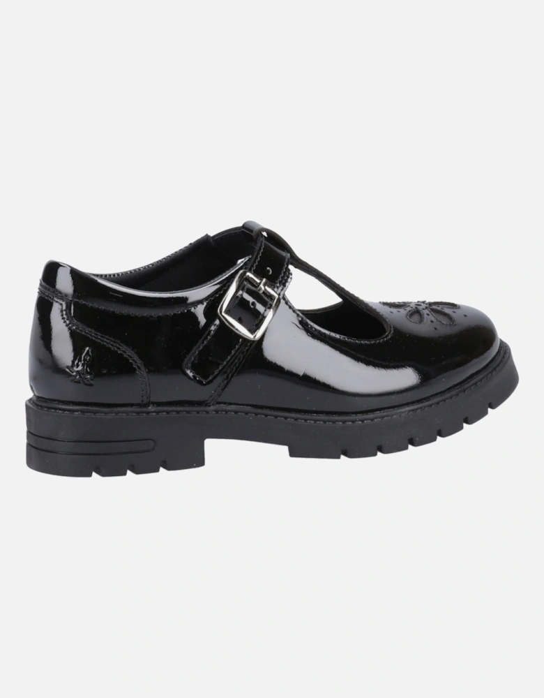 Fiona Patent Senior Leather Girls's Black Shoes