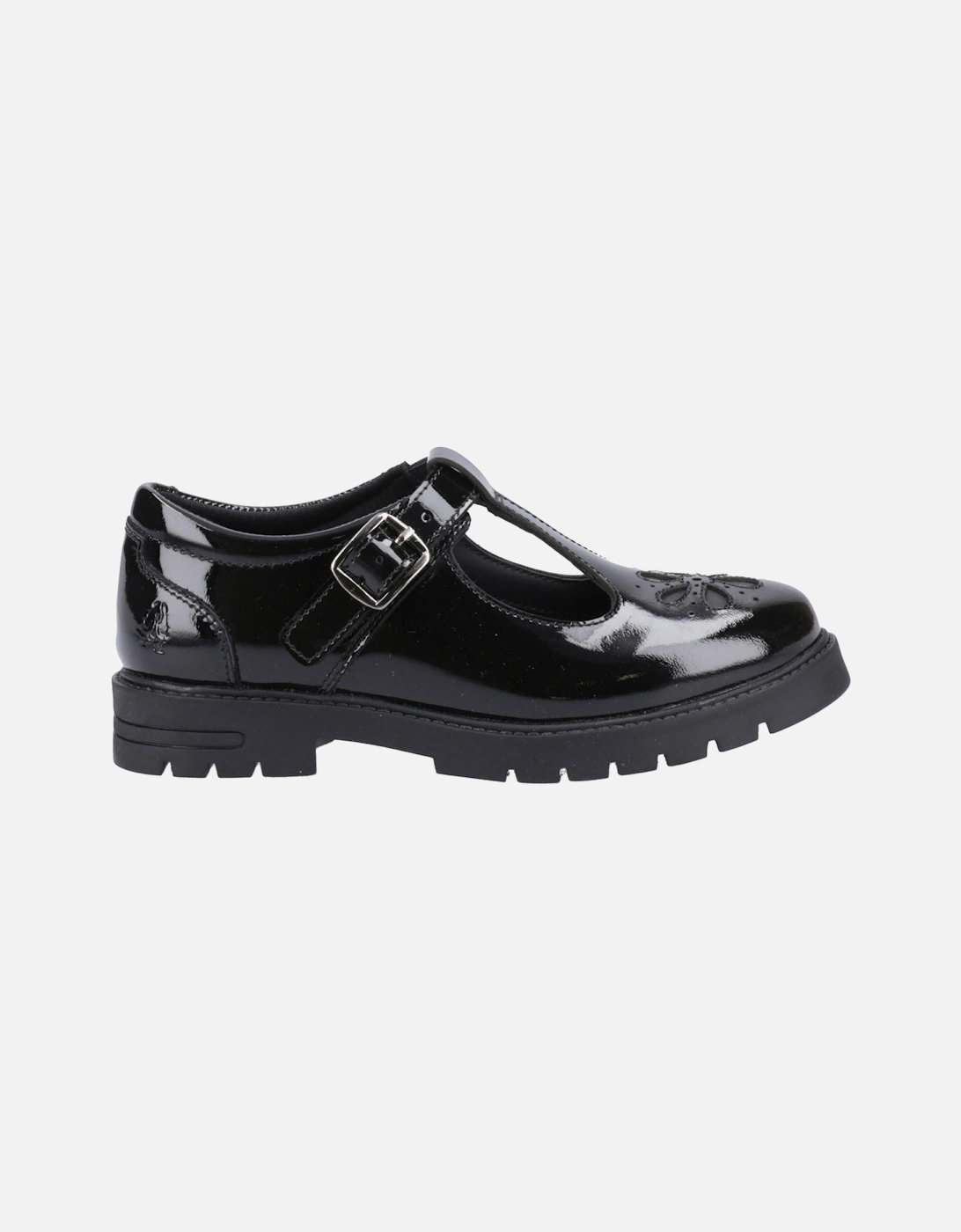 Fiona Patent Senior Leather Girls's Black Shoes