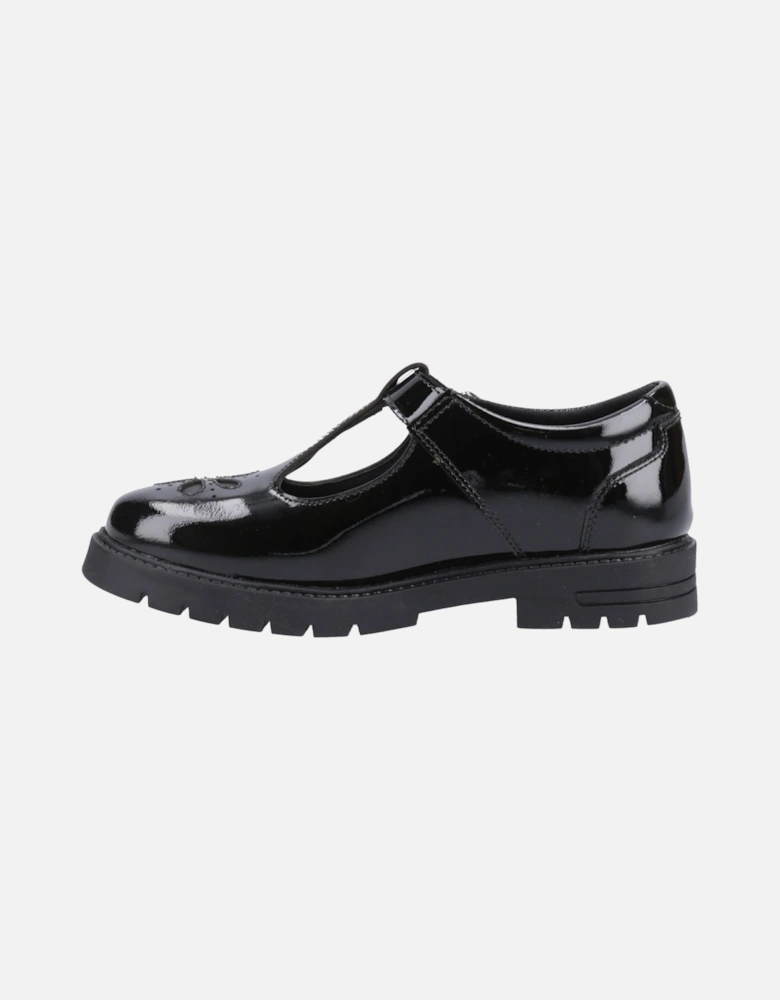 Fiona Patent Senior Leather Girls's Black Shoes