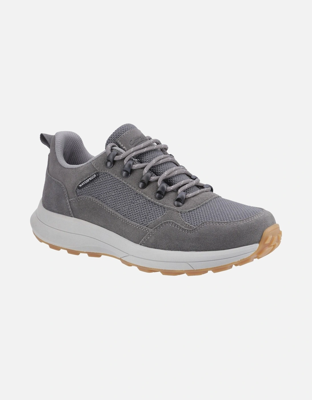 Elmfield Suede Mesh Men's Grey Trainers, 6 of 5