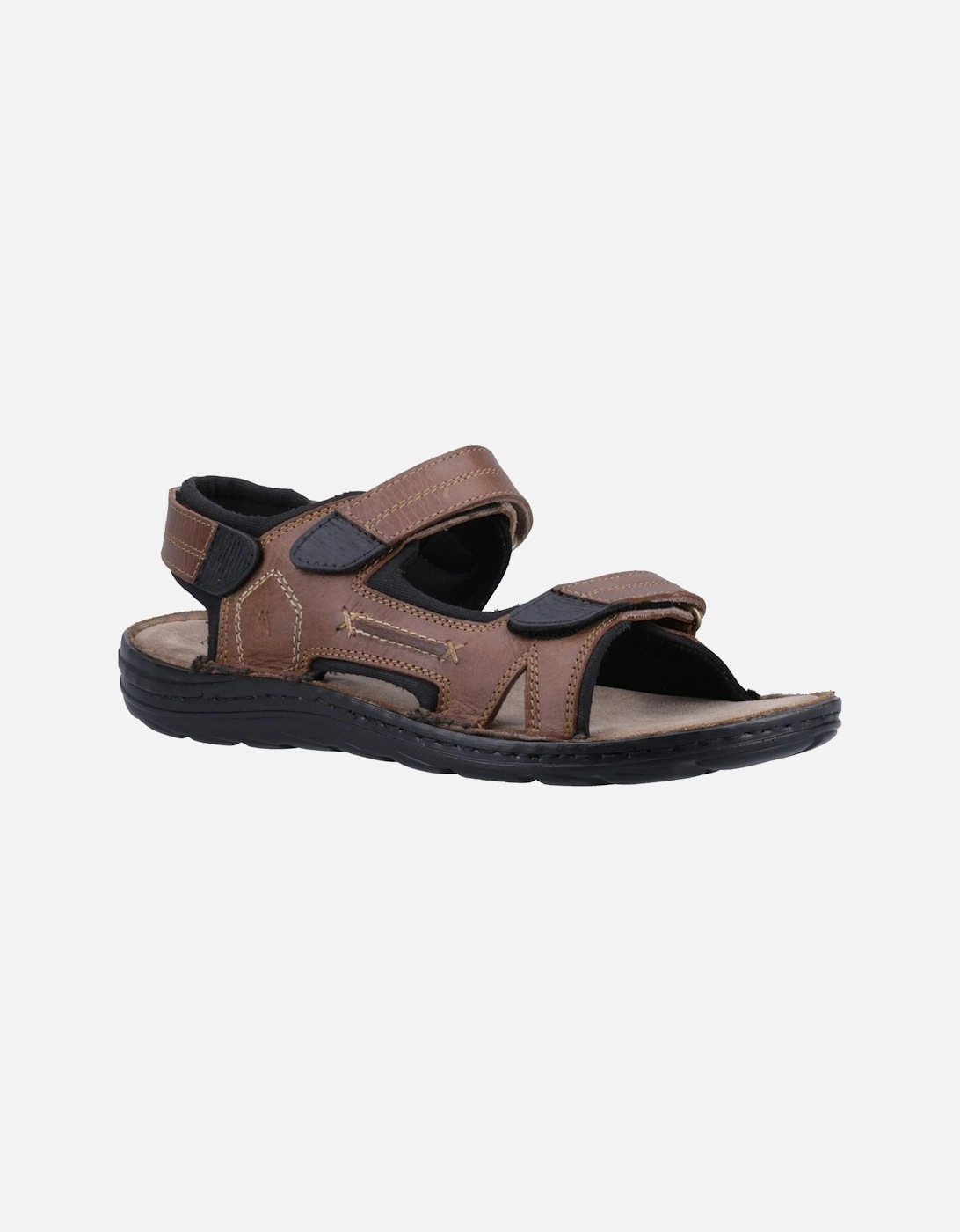 Hush Puppies Men's Hush Puppies Alistair Leather Men's Tan Sandals - Brown