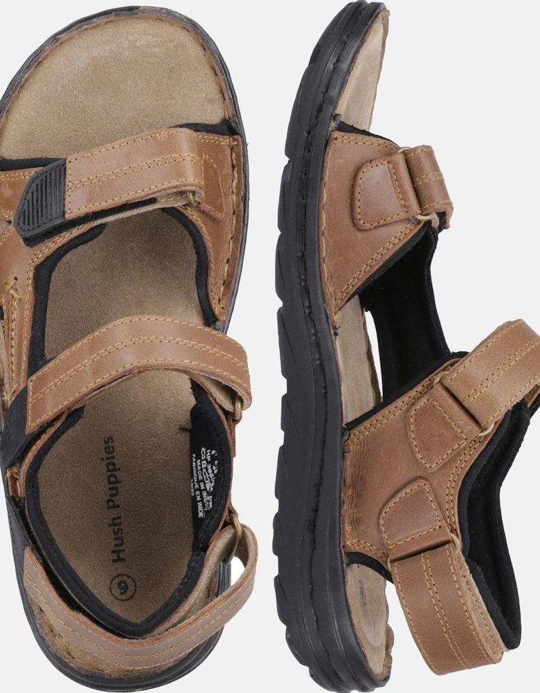 Alistair Leather Men's Tan Sandals
