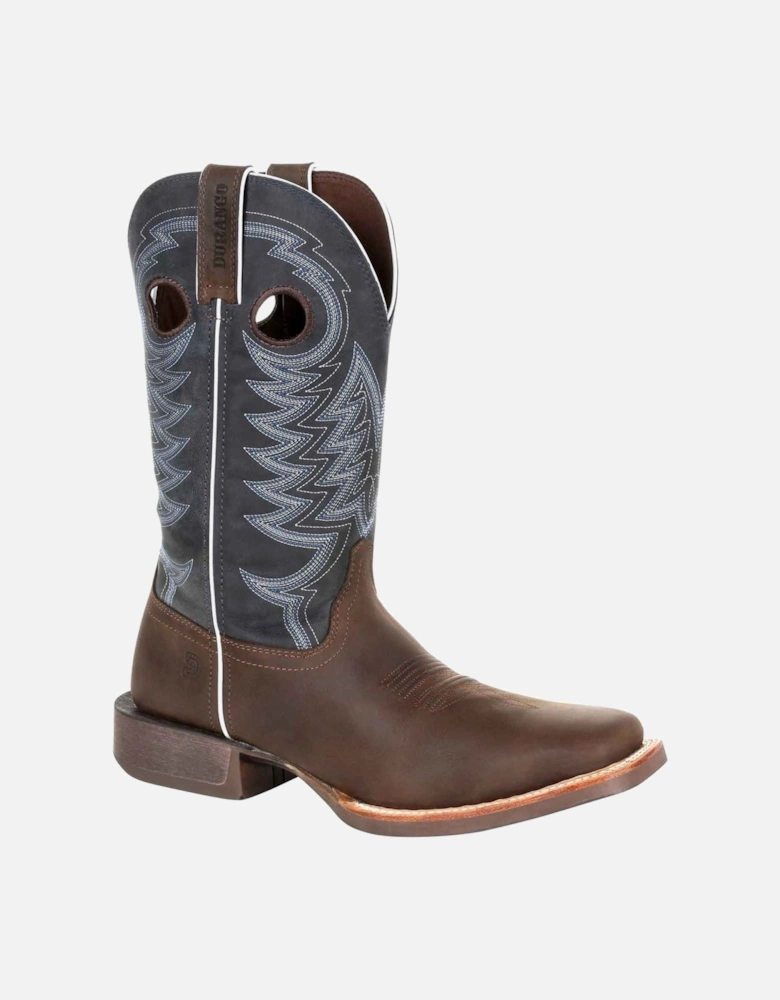 Rebel Pro Leather Men's Belgian Brown/Denim Blue Boots