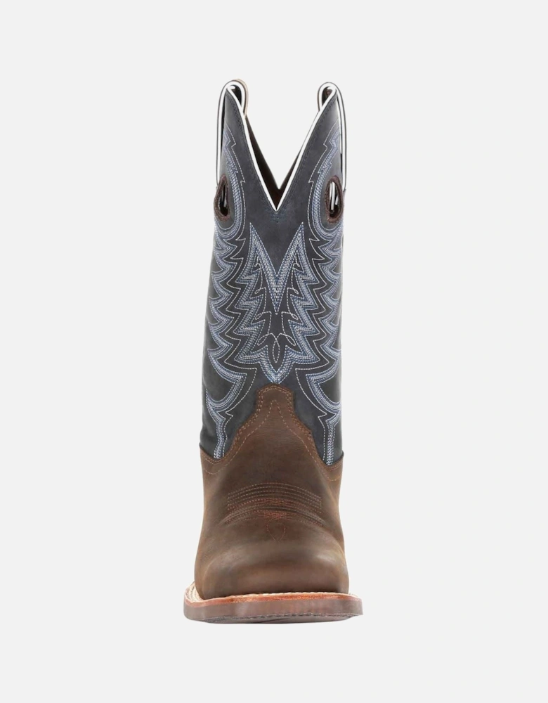 Rebel Pro Leather Men's Belgian Brown/Denim Blue Boots