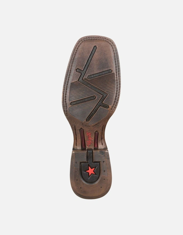 Rebel Pro Leather Men's Belgian Brown/Denim Blue Boots