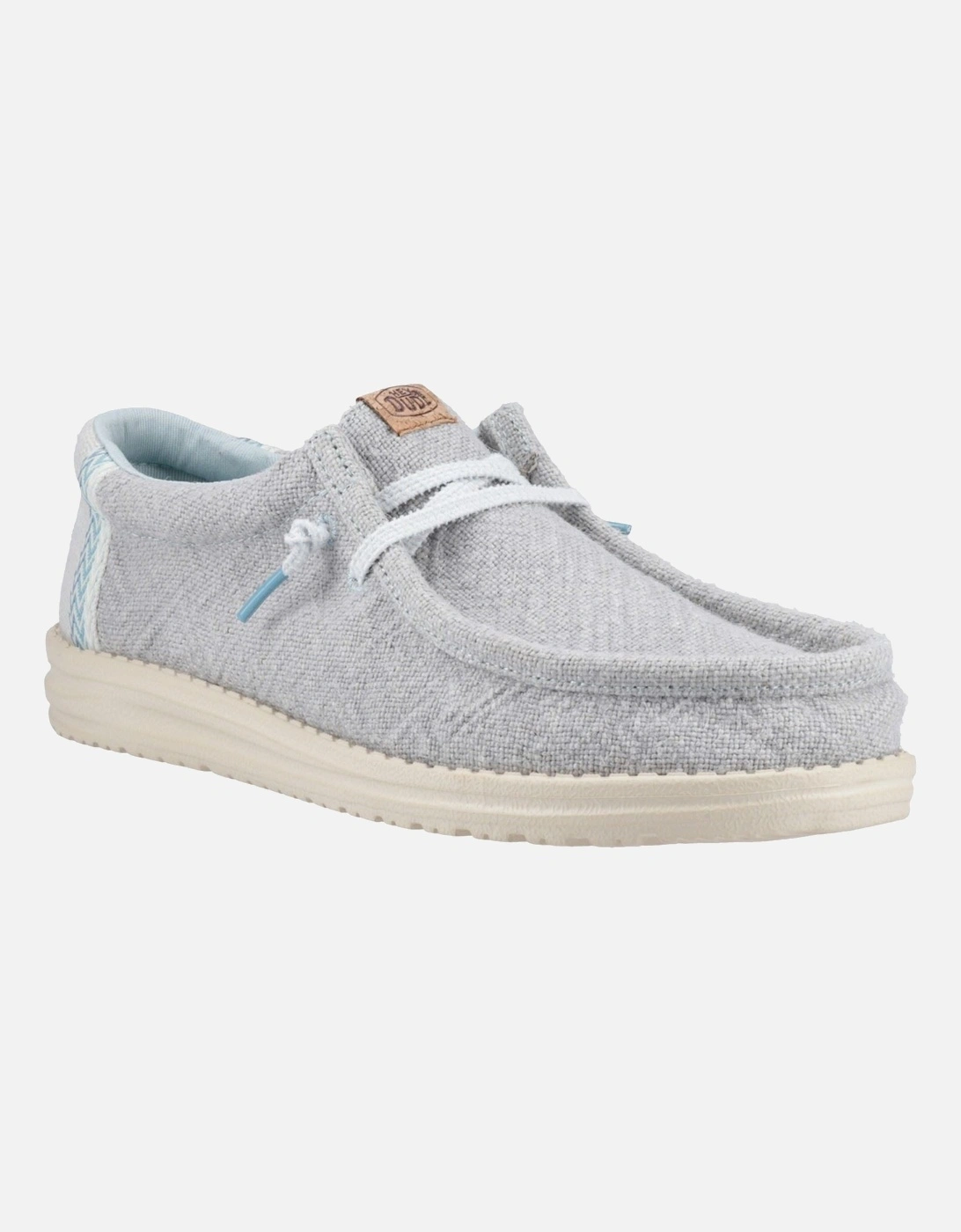 HEYDUDE Wally Jute Jute Men's Cloud Blue/Dawn Blue Moccasins Shoes