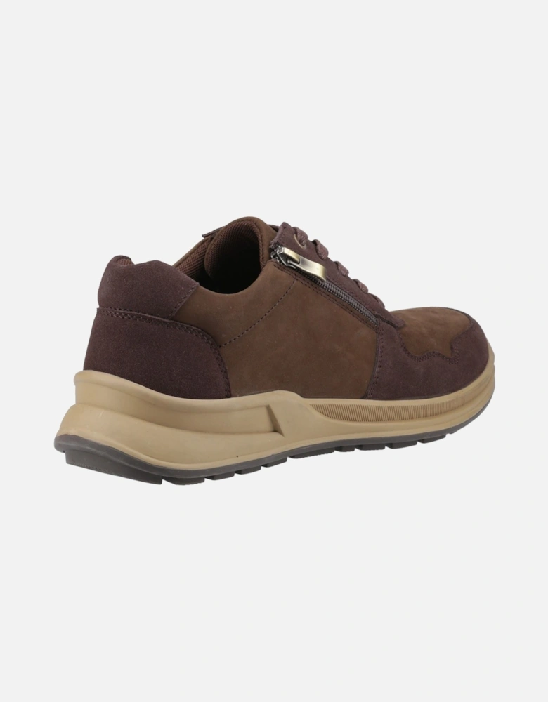 Alexander Leather Men's Brown Lace-Up Shoes