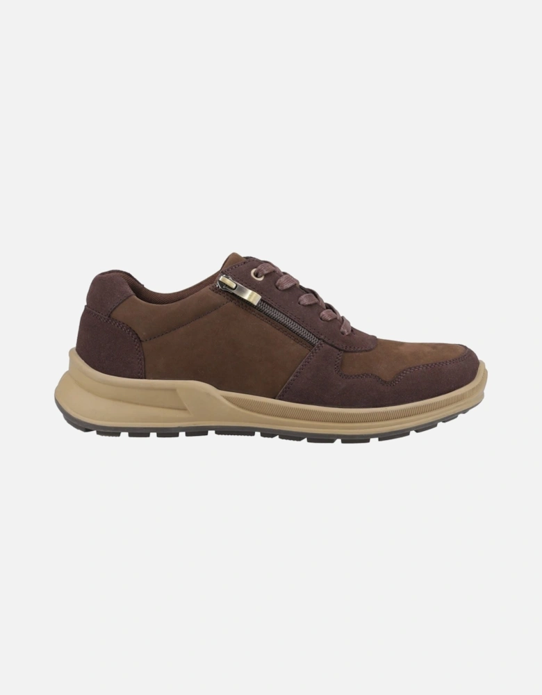 Alexander Leather Men's Brown Lace-Up Shoes