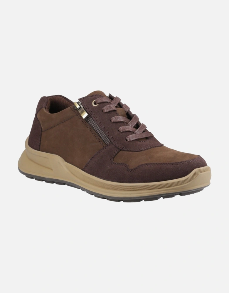 Alexander Leather Men's Brown Lace-Up Shoes