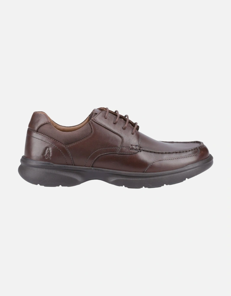 Hugh Leather Men's Brown Lace-Up Shoes