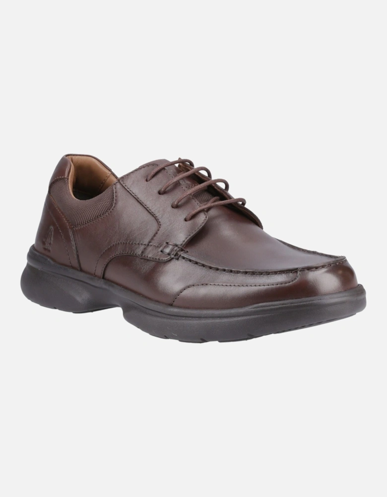 Hugh Leather Men's Brown Lace-Up Shoes